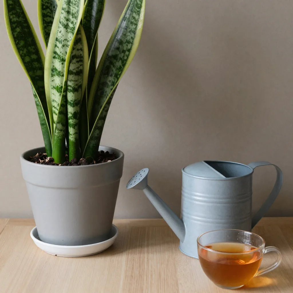 Beautiful indoor plant collection with natural lighting